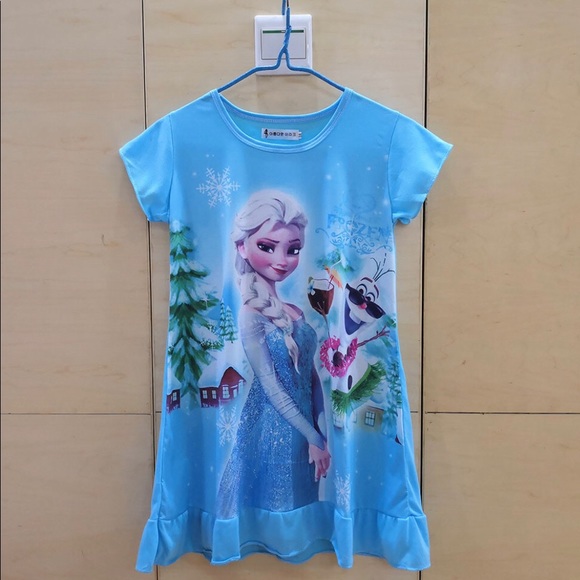 New Disney Frozen Elsa Nightgown - Picture 3 of 5